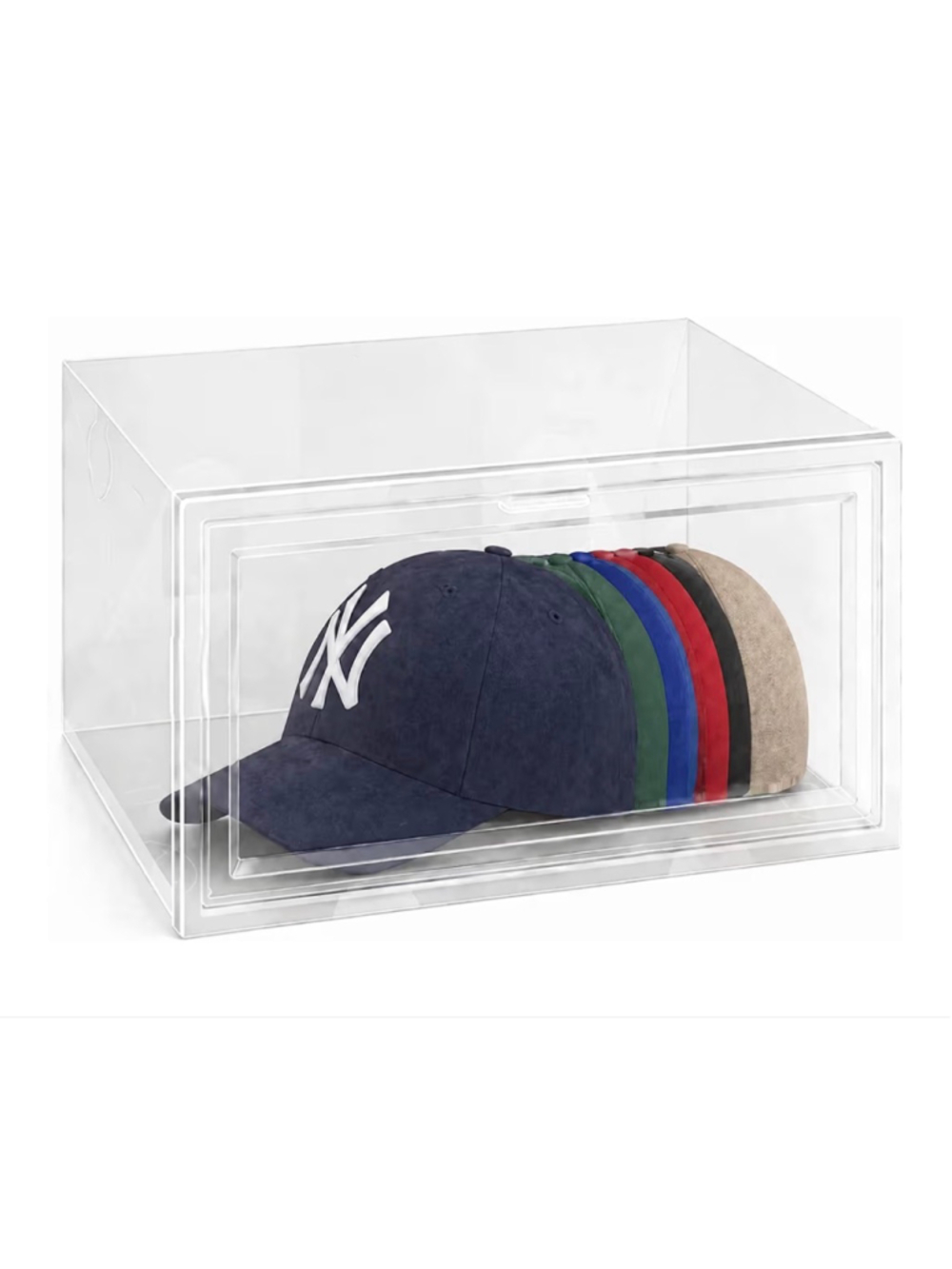 NEW Clear Hat Storage Box One Size